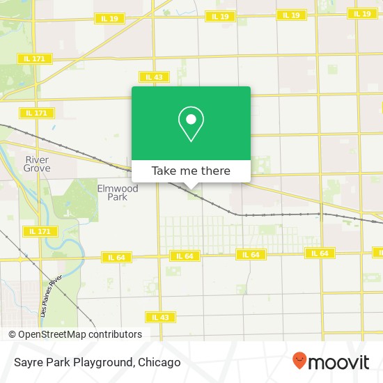 Sayre Park Playground map