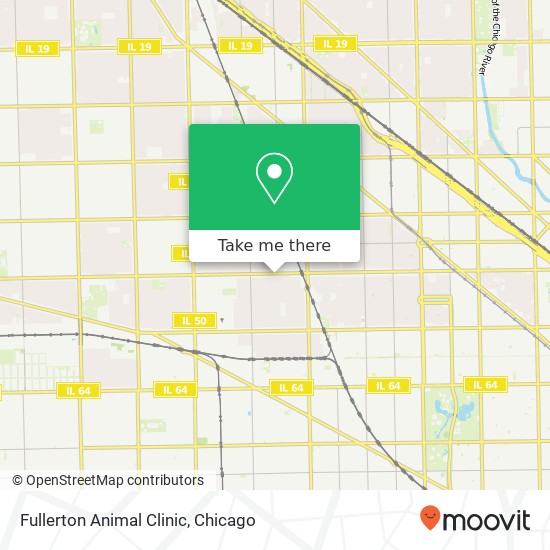 Fullerton Animal Clinic map