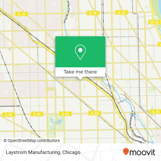 Mapa de Laystrom Manufacturing