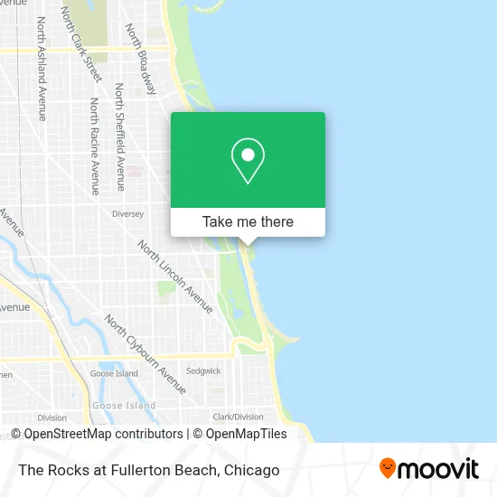 The Rocks at Fullerton Beach map