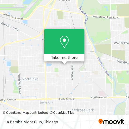 La Bamba Night Club map