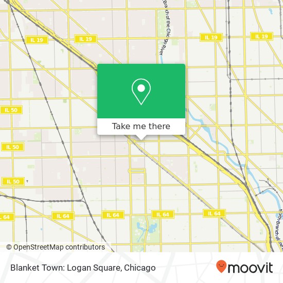 Blanket Town: Logan Square map