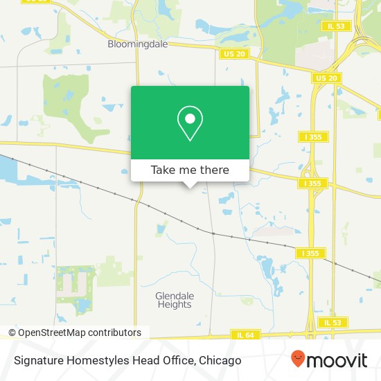 Signature Homestyles Head Office map