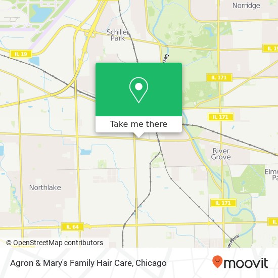 Agron & Mary's Family Hair Care map