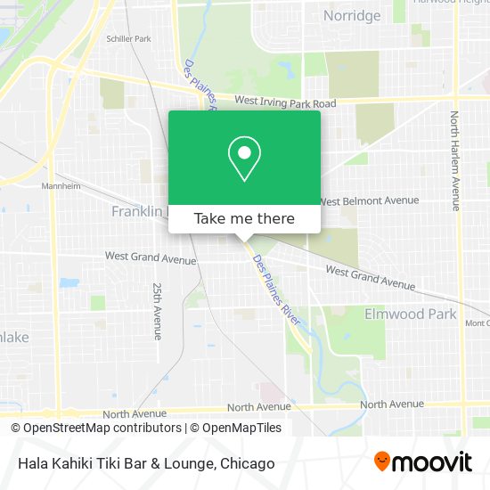 Hala Kahiki Tiki Bar & Lounge map