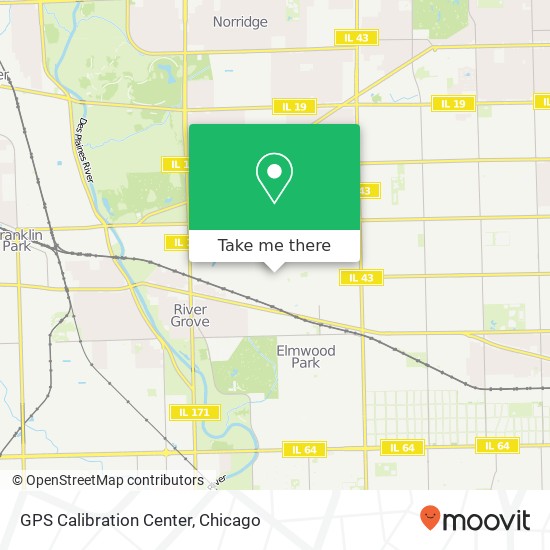 GPS Calibration Center map