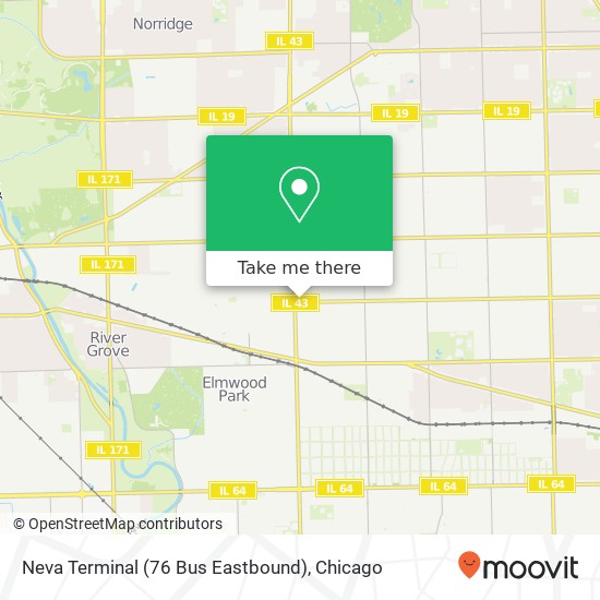 Mapa de Neva Terminal (76 Bus Eastbound)