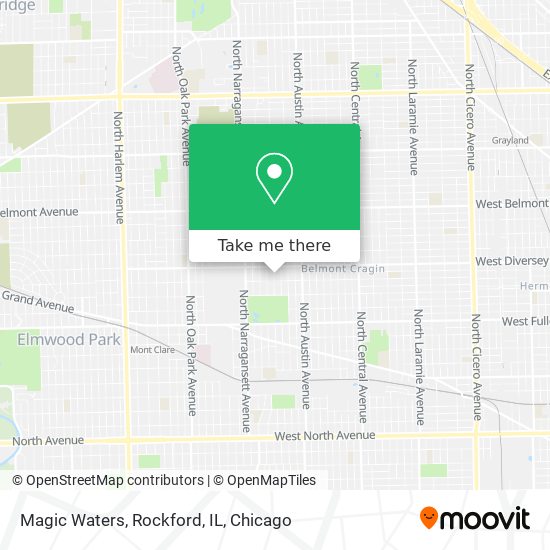 Mapa de Magic Waters, Rockford, IL