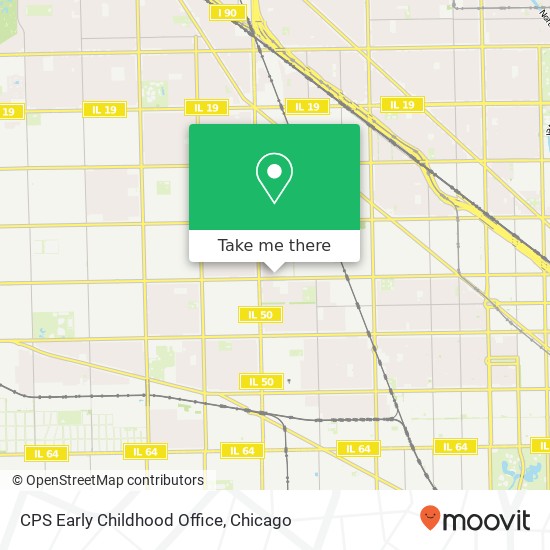 CPS Early Childhood Office map