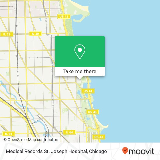 Mapa de Medical Records St. Joseph Hospital