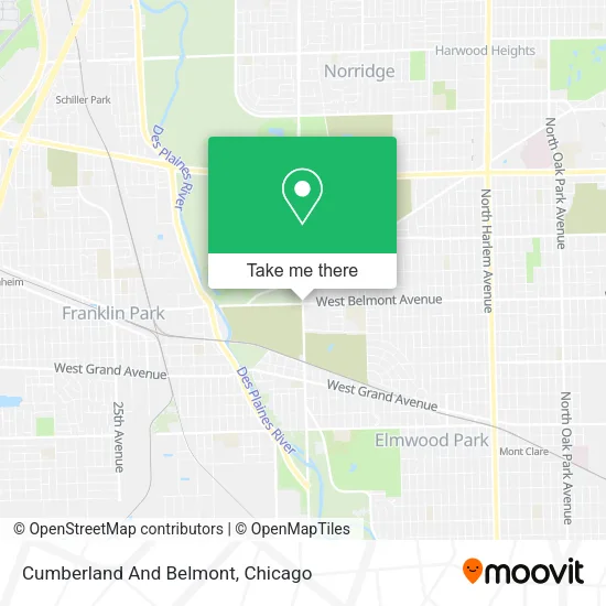 Cumberland And Belmont map