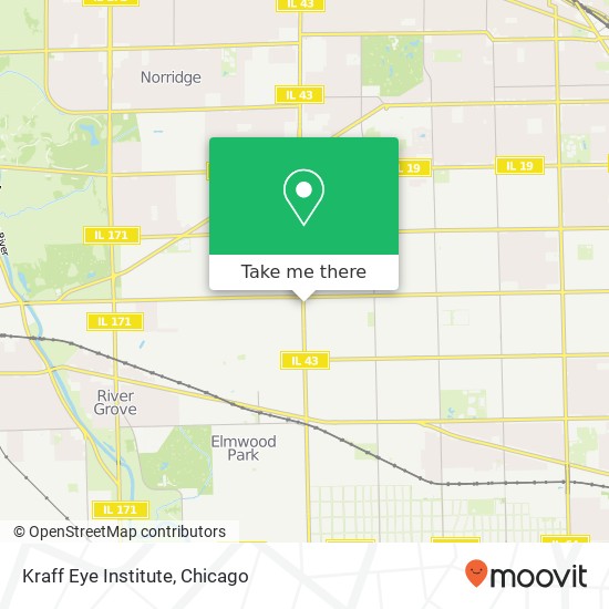 Kraff Eye Institute map