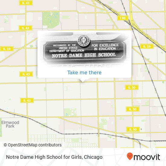 Notre Dame High School for Girls map