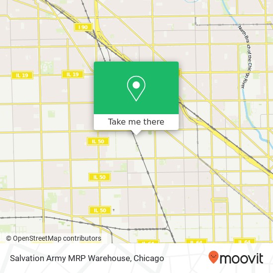 Salvation Army MRP Warehouse map