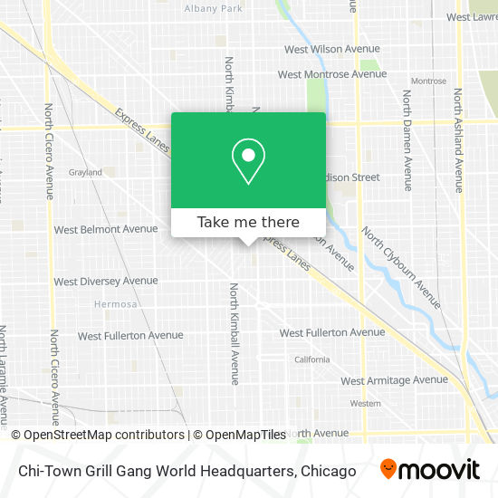 Chi-Town Grill Gang World Headquarters map