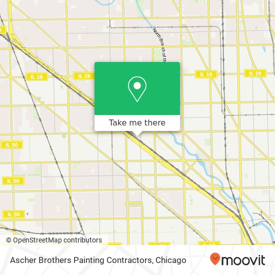 Ascher Brothers Painting Contractors map