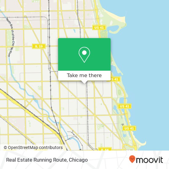 Real Estate Running Route map