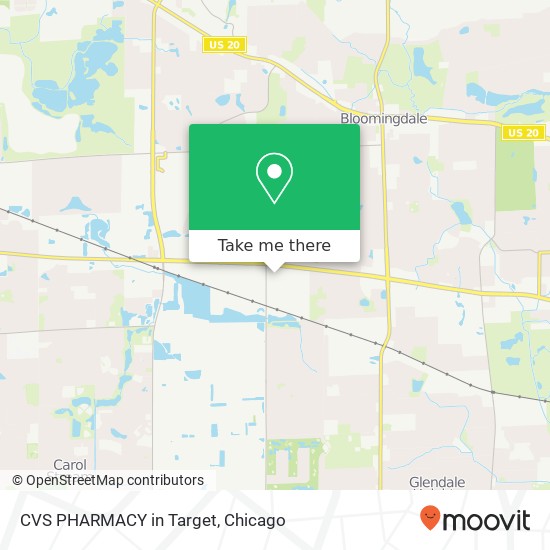CVS PHARMACY in Target map