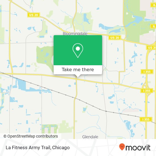 Mapa de La Fitness Army Trail