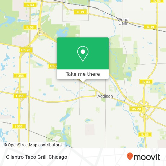 Mapa de Cilantro Taco Grill
