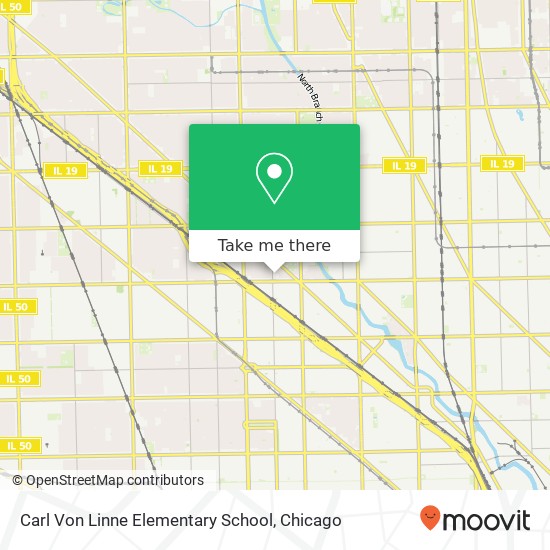 Mapa de Carl Von Linne Elementary School