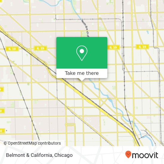 Mapa de Belmont & California