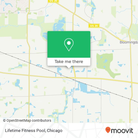 Mapa de Lifetime Fitness Pool