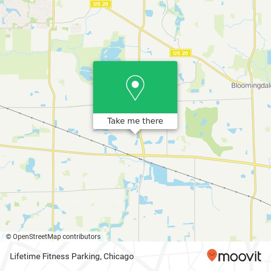 Lifetime Fitness Parking map