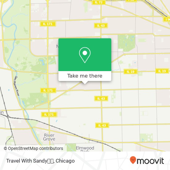 Travel With Sandy map