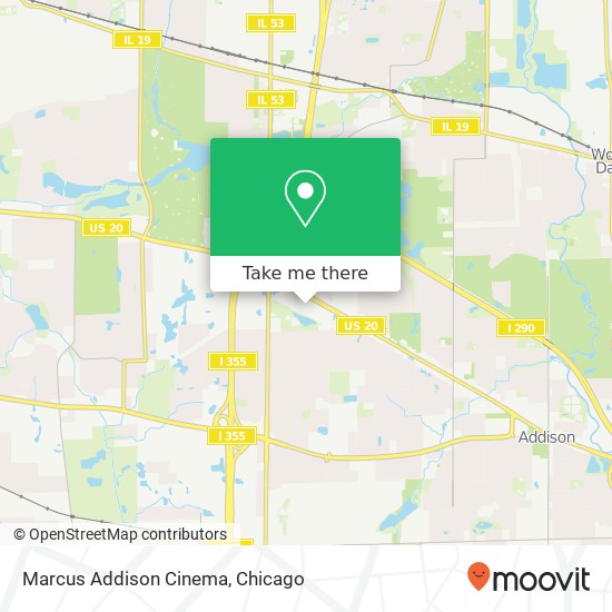 Mapa de Marcus Addison Cinema