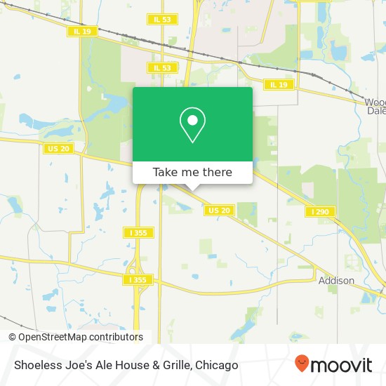 Mapa de Shoeless Joe's Ale House & Grille