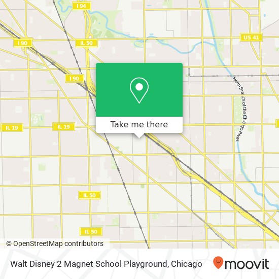 Walt Disney 2 Magnet School Playground map