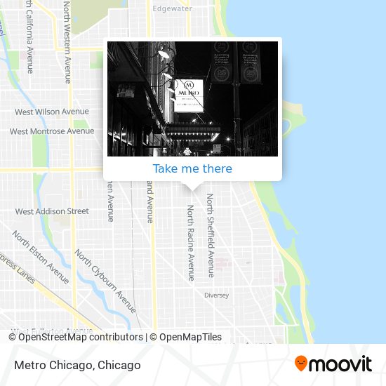 Metro Chicago map
