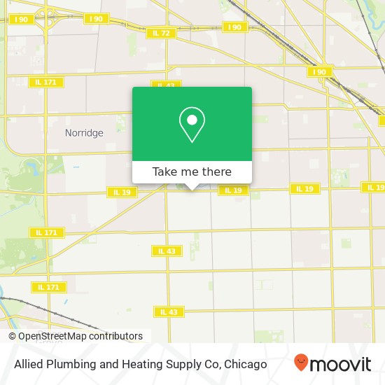 Allied Plumbing and Heating Supply Co map