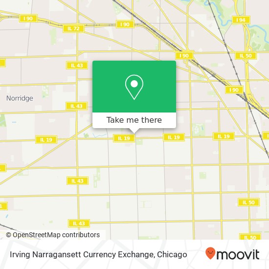 Irving Narragansett Currency Exchange map
