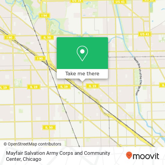 Mayfair Salvation Army Corps and Community Center map