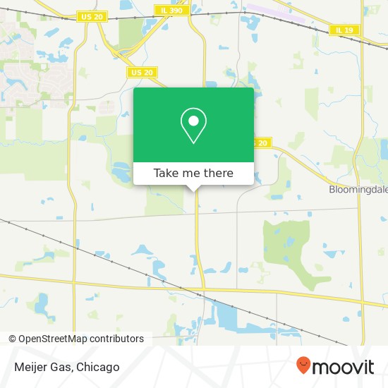 Meijer Gas map