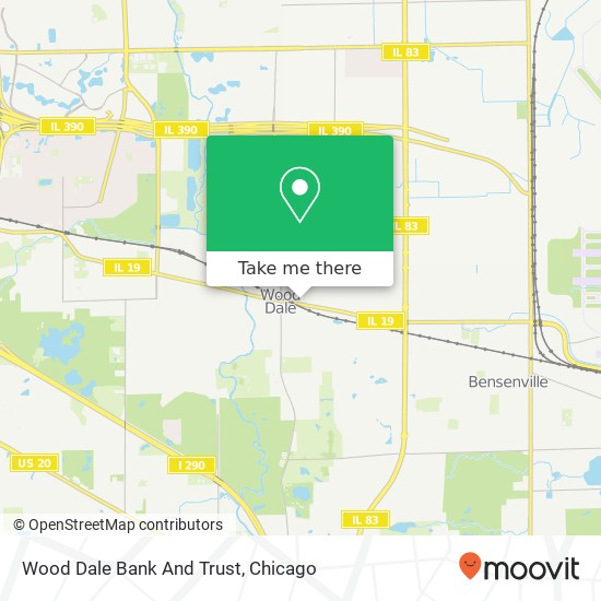 Wood Dale Bank And Trust map