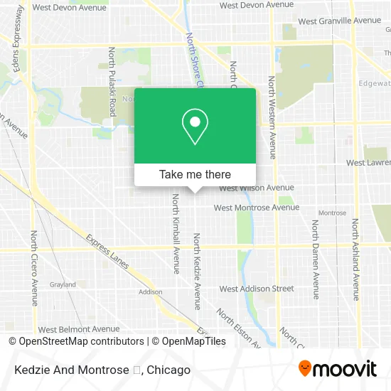 Kedzie And Montrose 👮 map