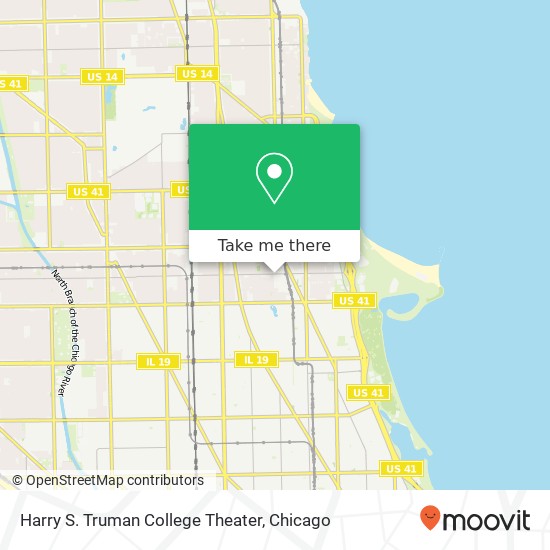 Harry S. Truman College  Theater map