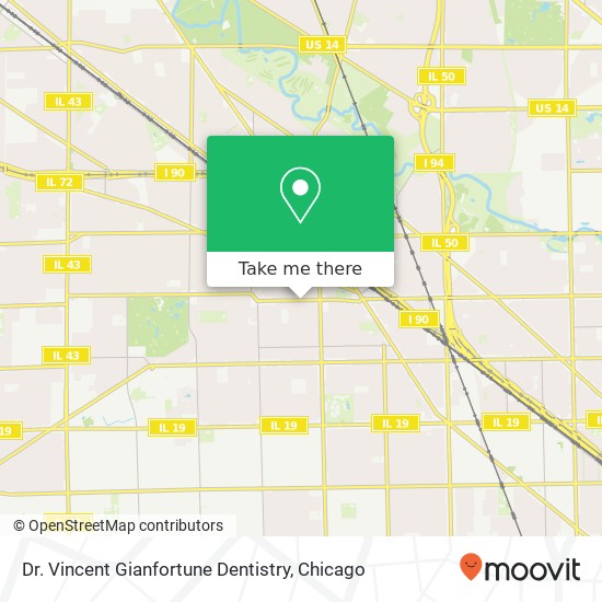 Mapa de Dr. Vincent Gianfortune Dentistry