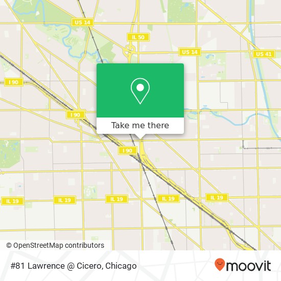 #81 Lawrence @ Cicero map
