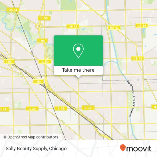 Mapa de Sally Beauty Supply