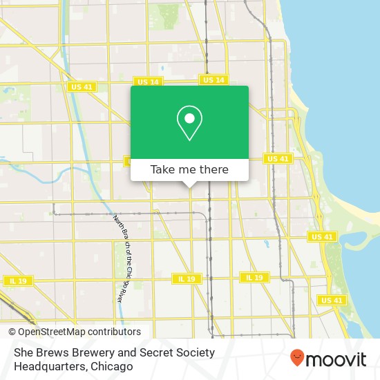 She Brews Brewery and Secret Society Headquarters map