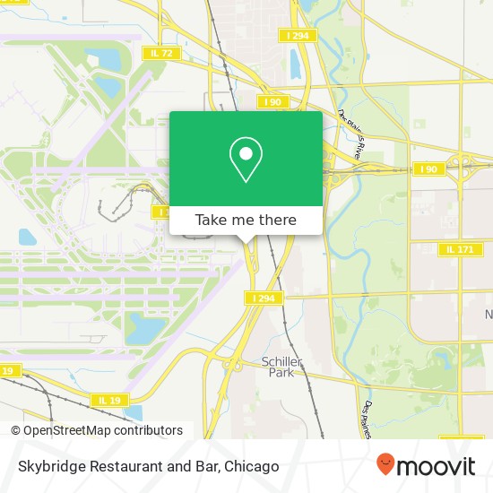 Skybridge Restaurant and Bar map