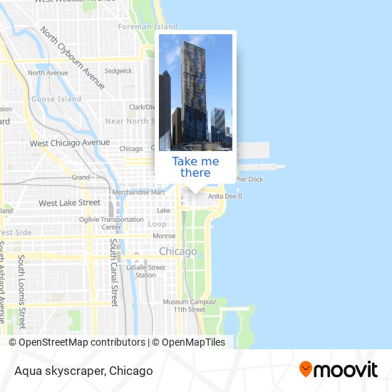 Aqua skyscraper map