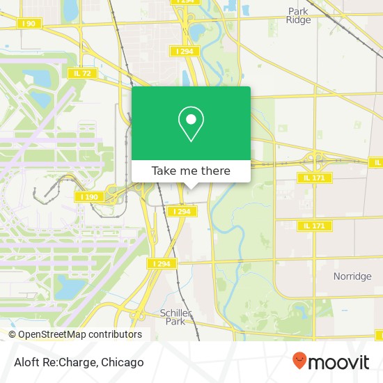 Aloft Re:Charge map