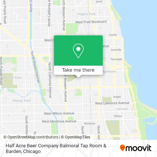 Half Acre Beer Company Balmoral Tap Room & Barden map