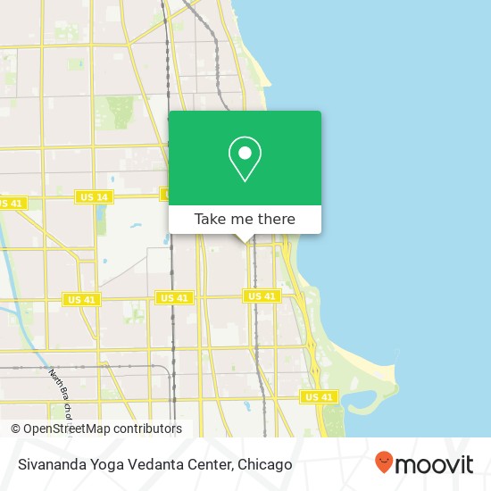 Mapa de Sivananda Yoga Vedanta Center