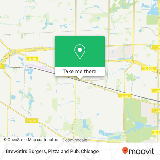 BrewStirs Burgers, Pizza and Pub map